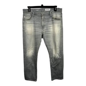 AG Adriano Goldschmied Men's Straight Jeans - Gray